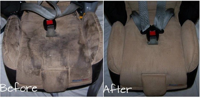 stroller seat cleaning