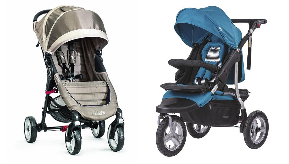 3-wheel vs 4-wheel strollers