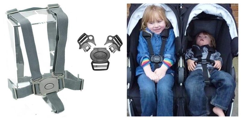 Shoulder Strap Replacement Baby Pram Stroller Pushchair 5 Point Safety Harness 