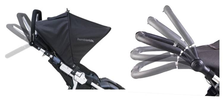 adjustable stroller handle extensions