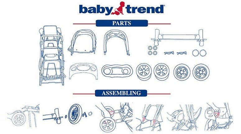 baby trend sit n stand replacement parts