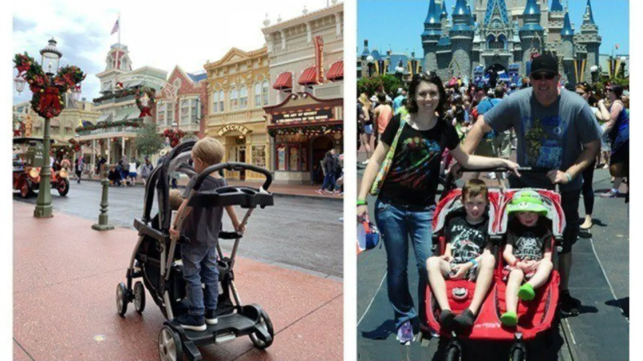 double strollers allowed at disney