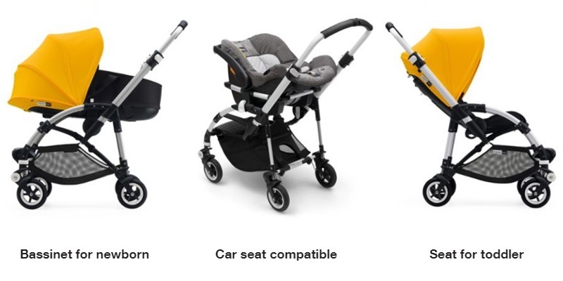 bugaboo bee 5 with car seat