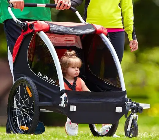 Trailer to stroller conversion kits