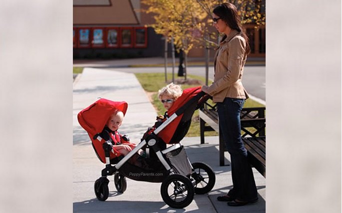 turn single stroller into double