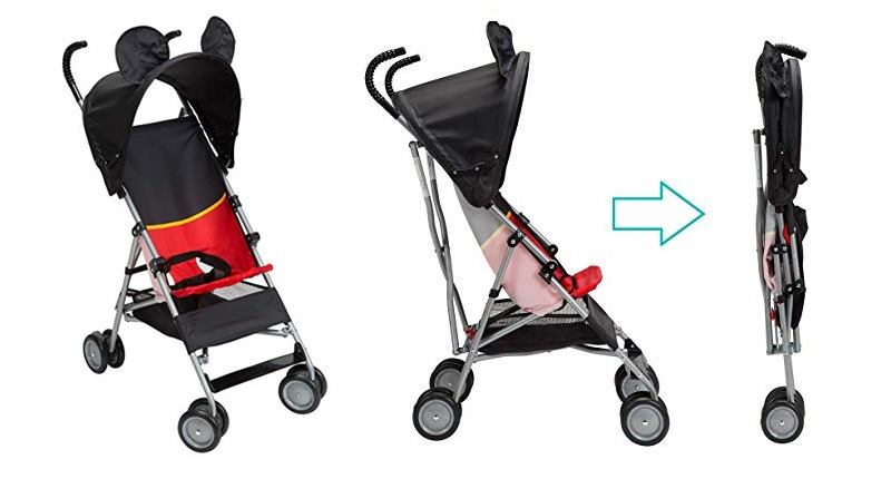 mickey mouse lightweight stroller