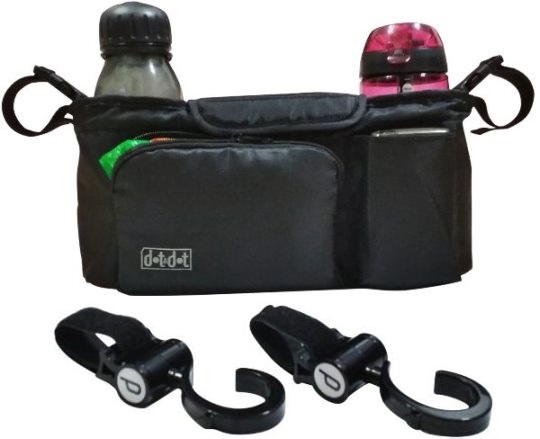 Dot&Dot Stroller Organizer PLUS Hooks for Strollers