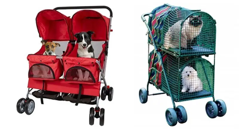 double dog strollers