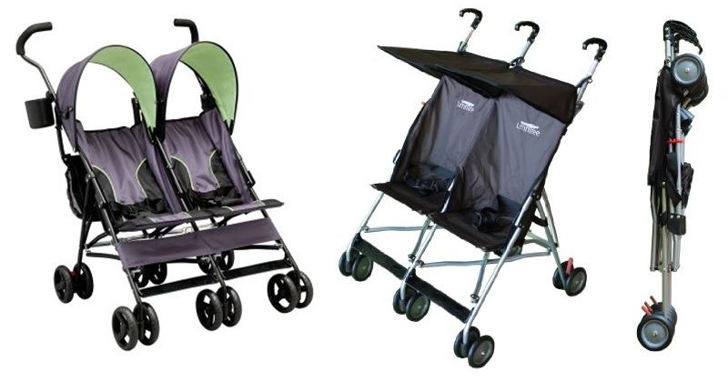 lightweight double umbrella stroller