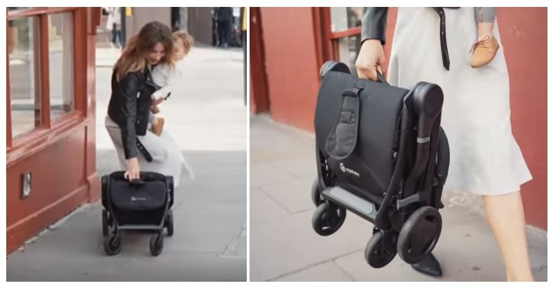 how to collapse a stroller