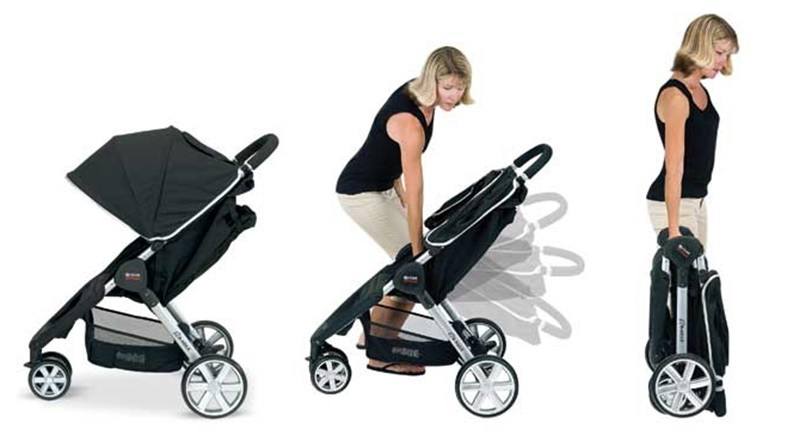 how to fold a stroller