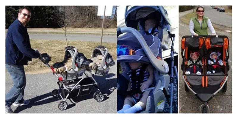 parent upgrades from frame stroller to jogger