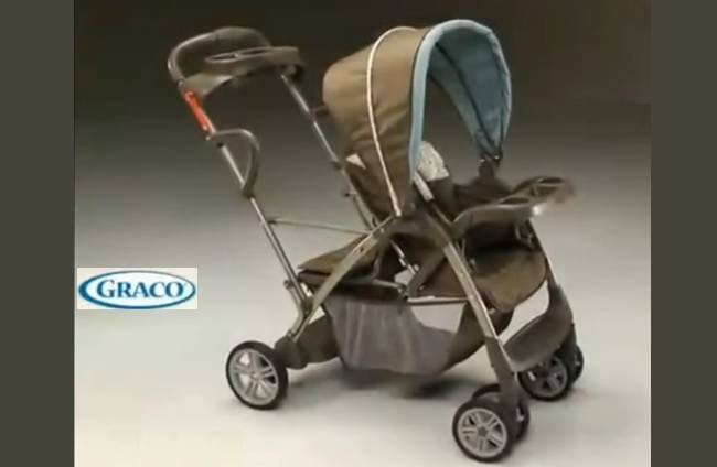 graco double stroller room for 2