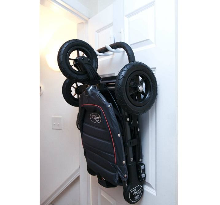 Hang stroller on wall or door