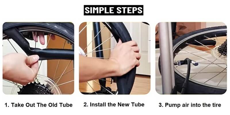 Inner tube replacement steps