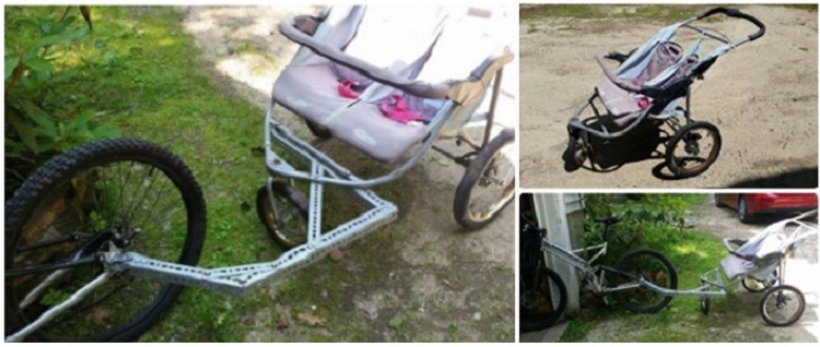 bob stroller bike trailer conversion