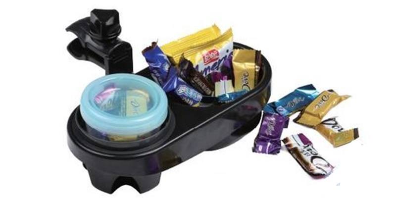 Keenz 2-in-1 snack tray cup holder