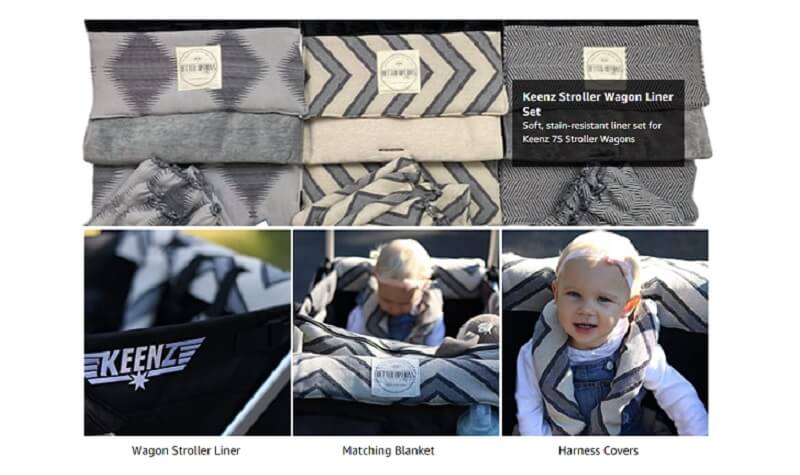 keenz 7s stroller wagon liner set