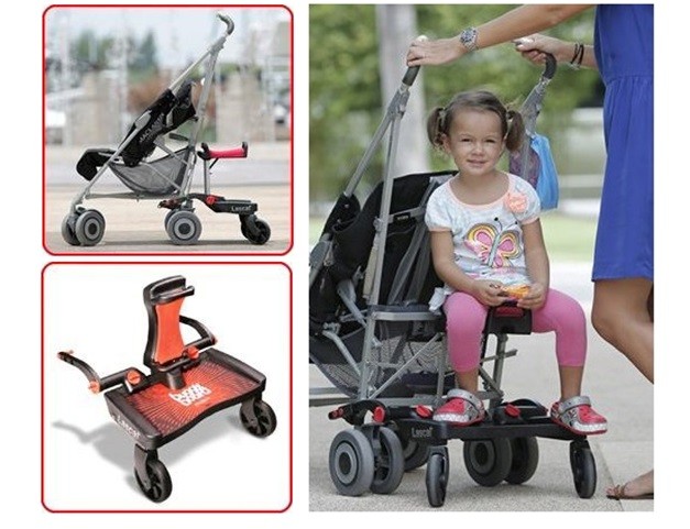 lightweight stroller with buggy board