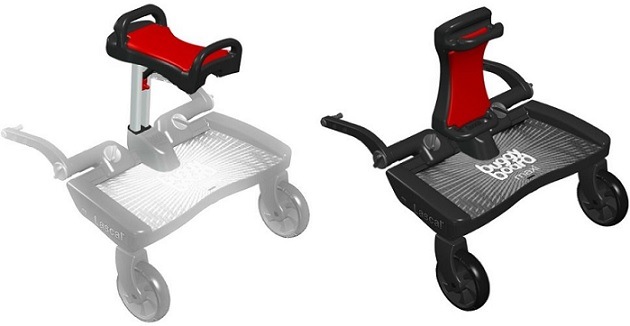 pram buggy board with seat