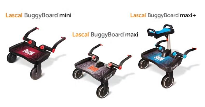 Lascal Buggy board Maxi Mini Brazo De Extensión Extensor X 1-Nuevo