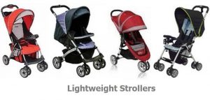 Lightweight baby strollers