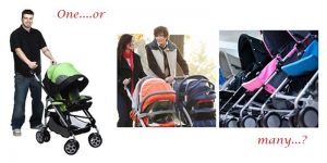 one or many strollers