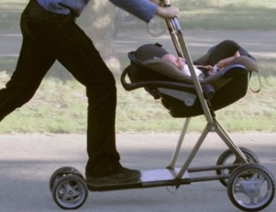 diy attach scooter to stroller