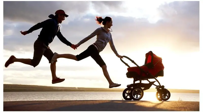 running with stroller