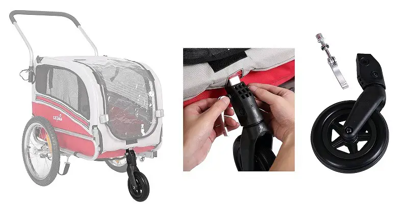 Sepnine Small Pet Stroller Conversion Kit
