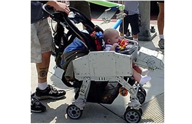star wars themed baby stroller
