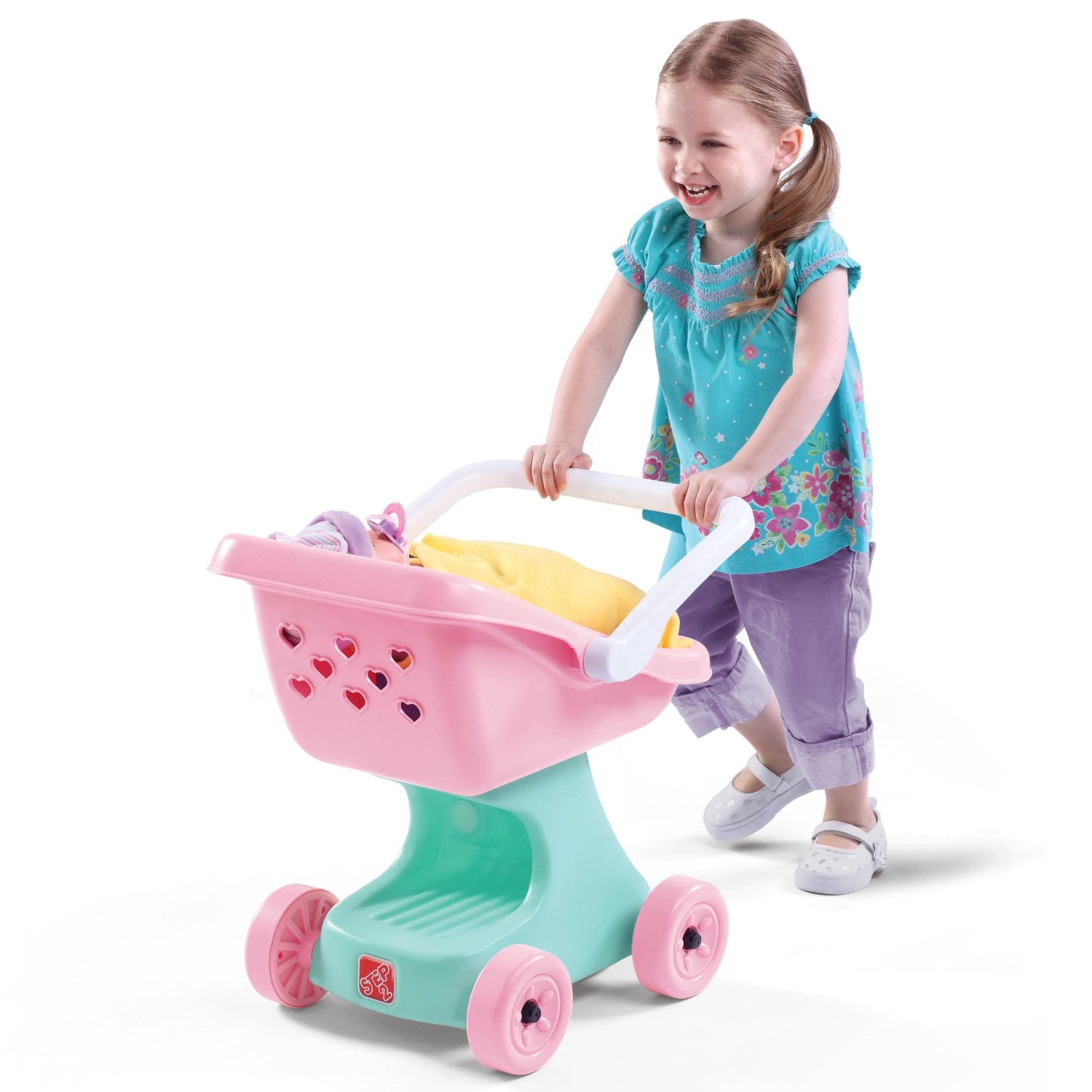 step2-little-helpers-doll-stroller