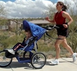 hands free jogging stroller