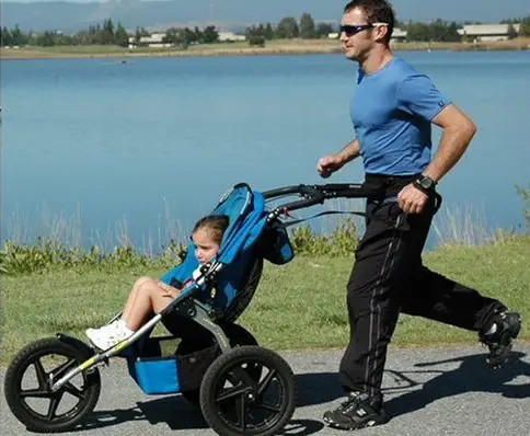 stroll-smart hands-free jogging stroller