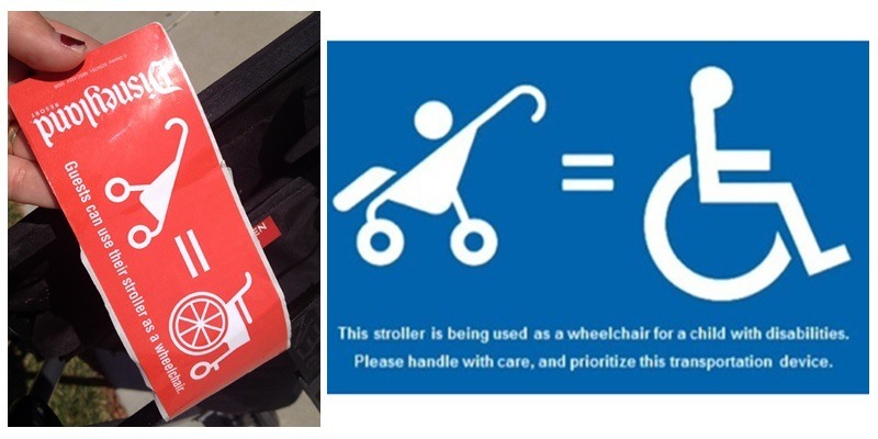 stroller as wheelchair