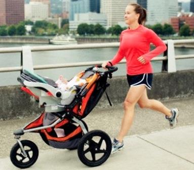 how to jog with a stroller