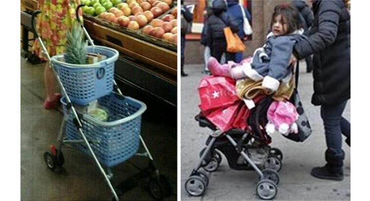 grocery basket for stroller