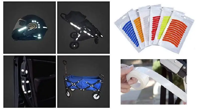 reflective tapes and stickers for stroller