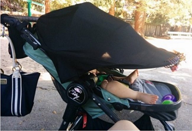 extendable sun shade for stroller