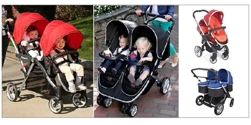 compare strollers side by side