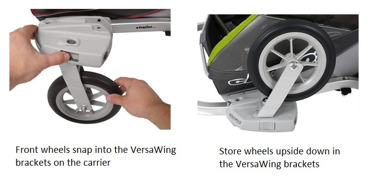 Chariot stroller wheels shop