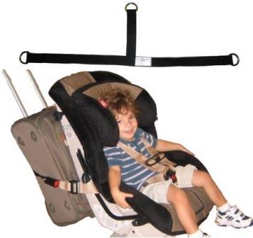 car seat travel strap by traveling toddler