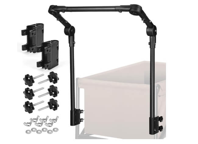 universal wagon push handle attachment