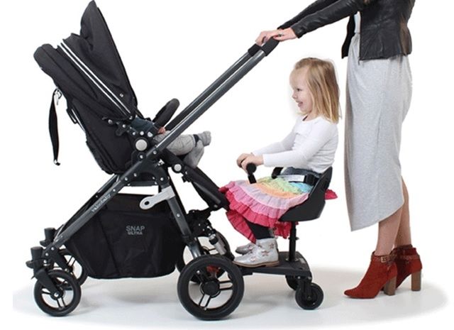 stroller glider board with seat